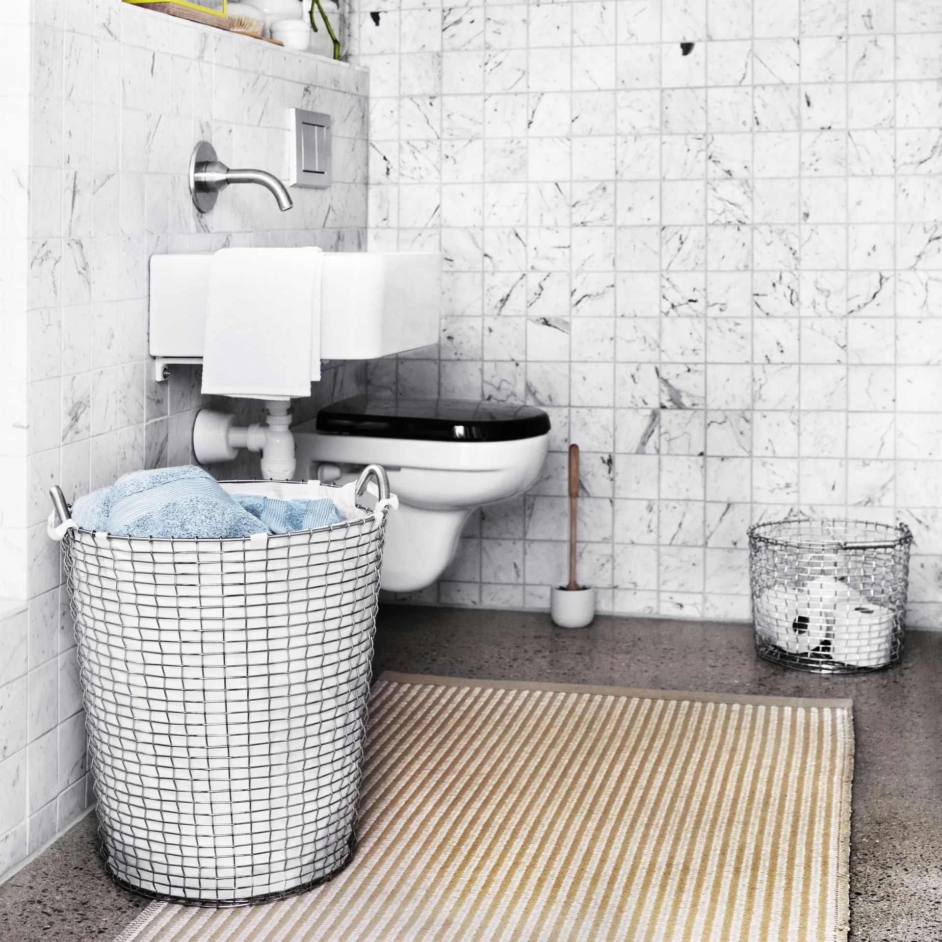 Wäschebeutel für Korbo-Korb, Weiß 80 Liter KORBO