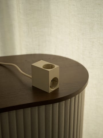 Cuboid Steckdose 2 m - Pearled Ivory - Kord