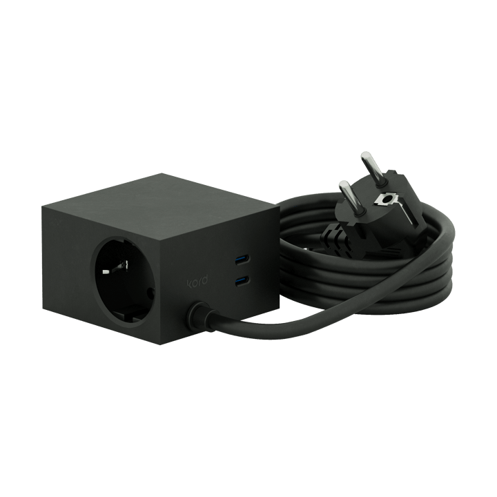 Cuboid+ Steckdose USB-C 30W 2 m - Black - Kord