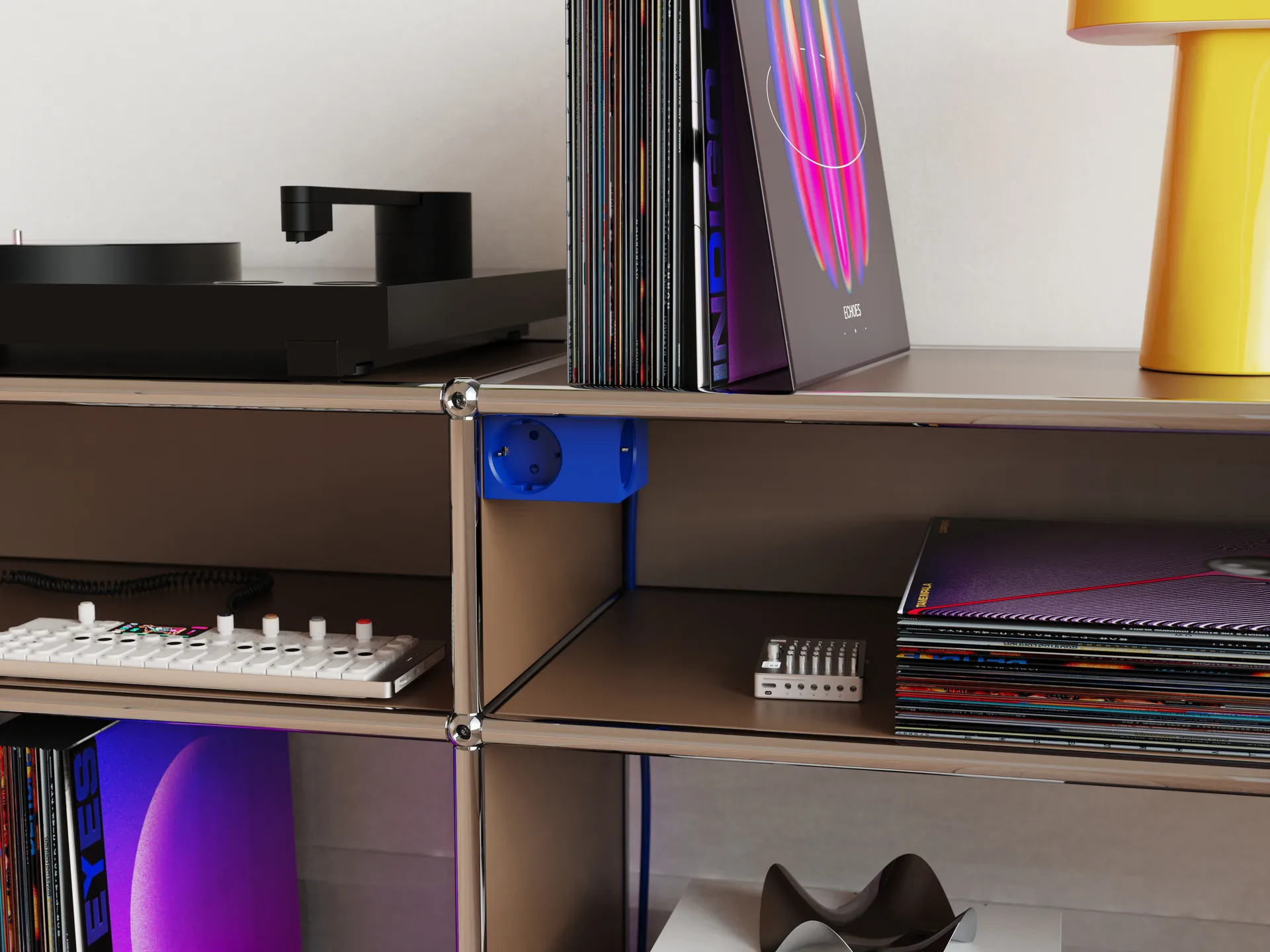 Cuboid+ Steckdose USB-C 30W 2 m, Catalina Blue Kord