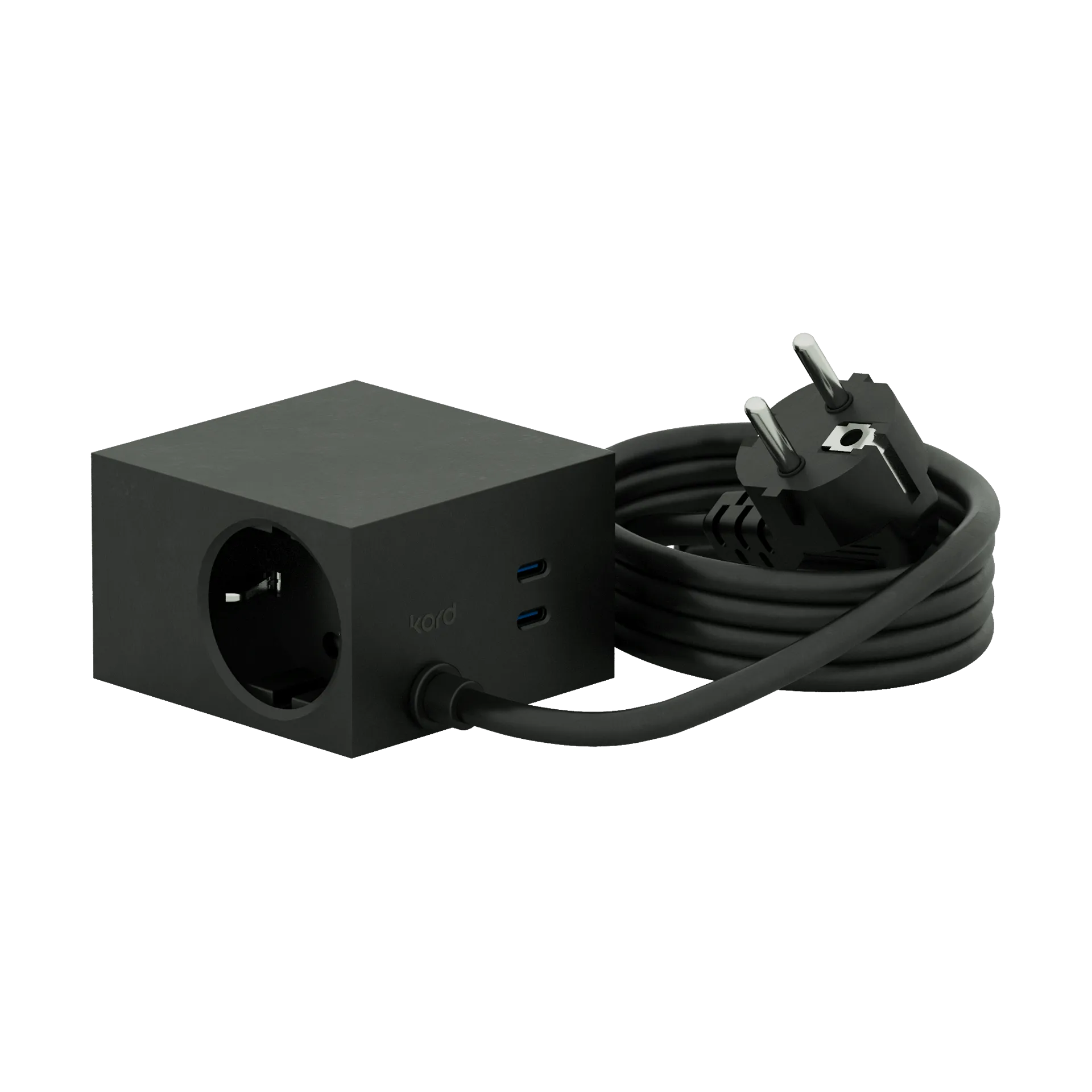 Cuboid+ Steckdosenleiste USB-C 30W 2 m, Black Kord