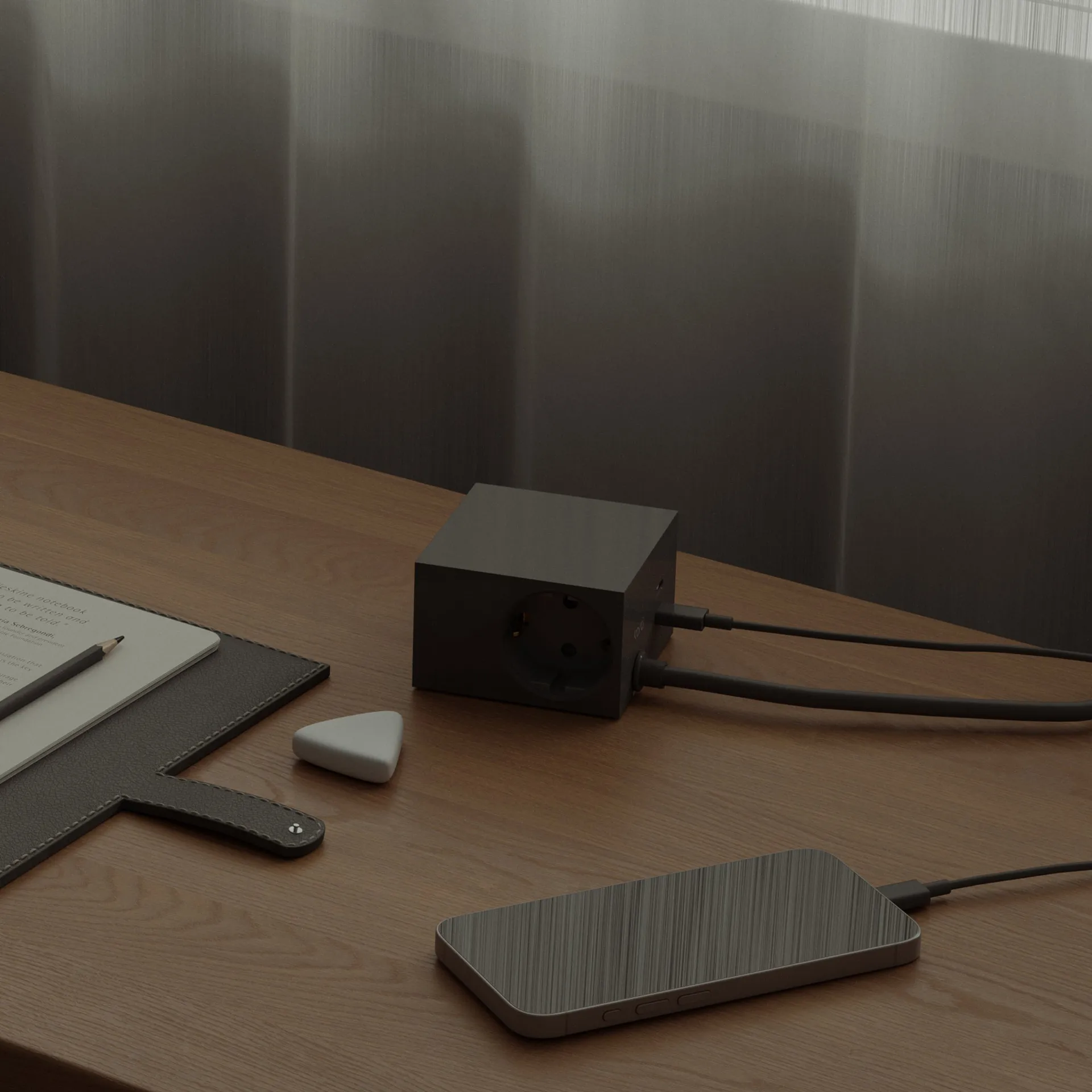 Cuboid+ Steckdosenleiste USB-C 30W 2 m, Black Kord