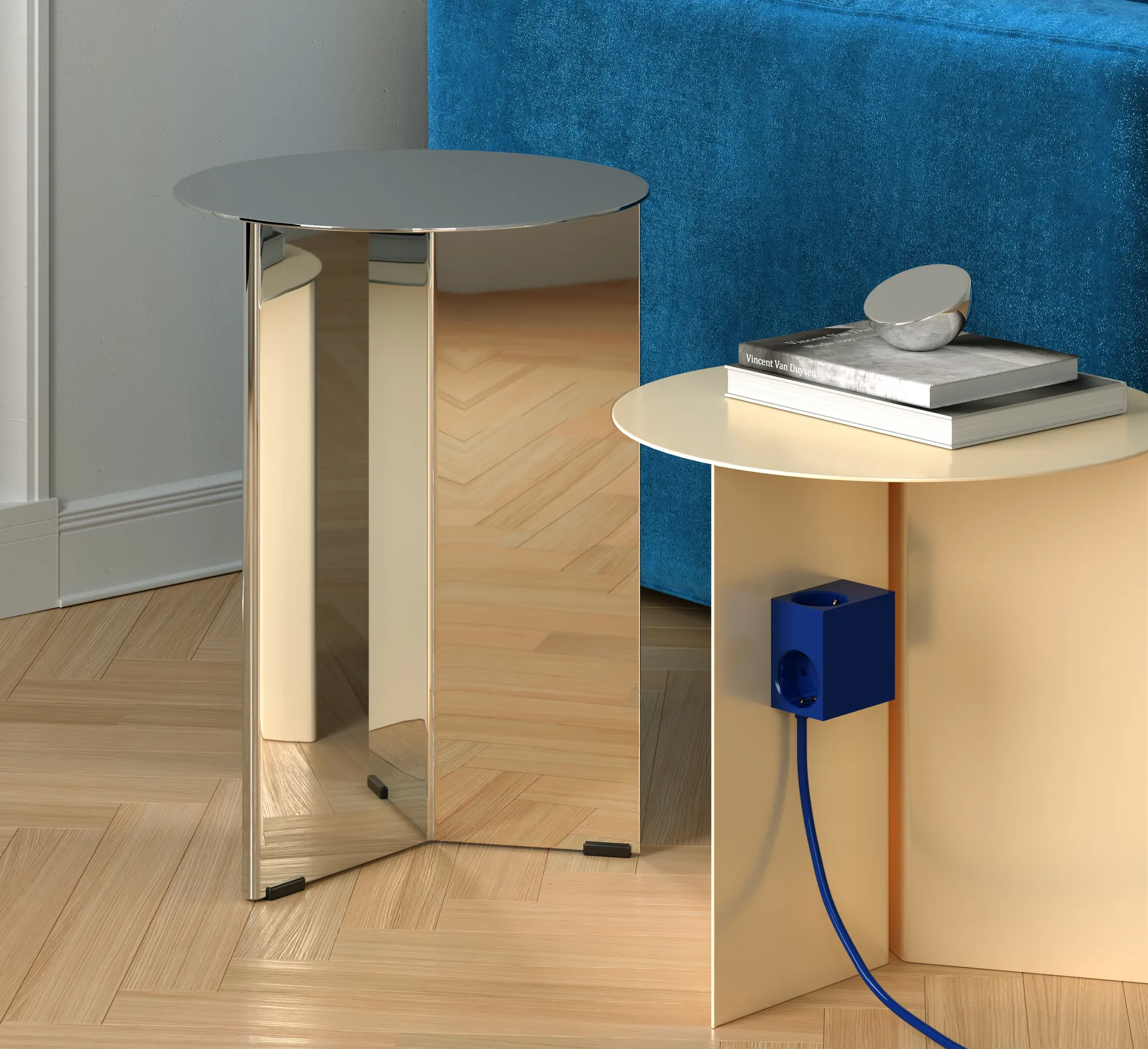 Cuboid+ Steckdosenleiste USB-C 30W 2 m, Catalina Blue Kord
