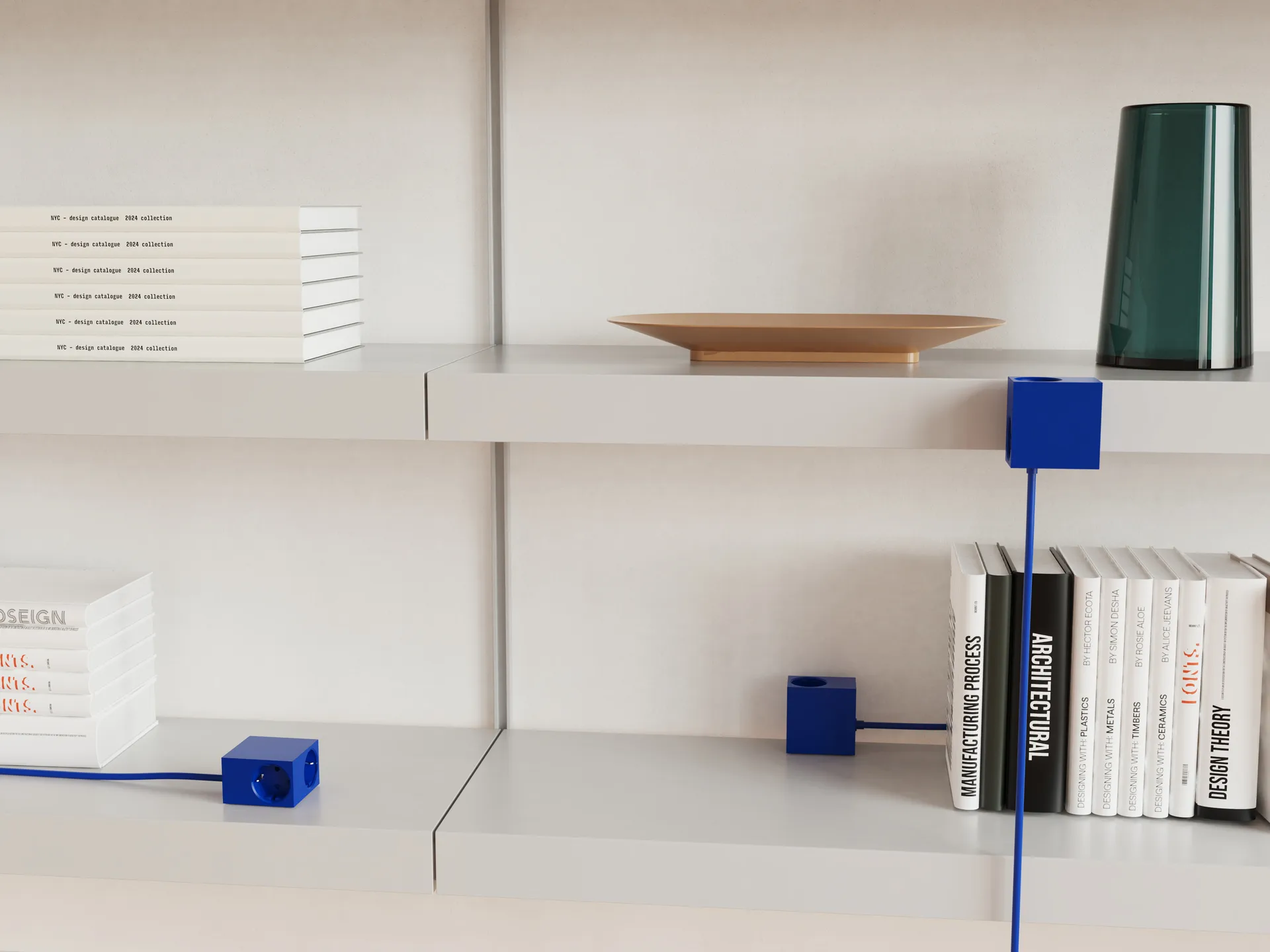 Cuboid+ Steckdosenleiste USB-C 30W 2 m, Catalina Blue Kord