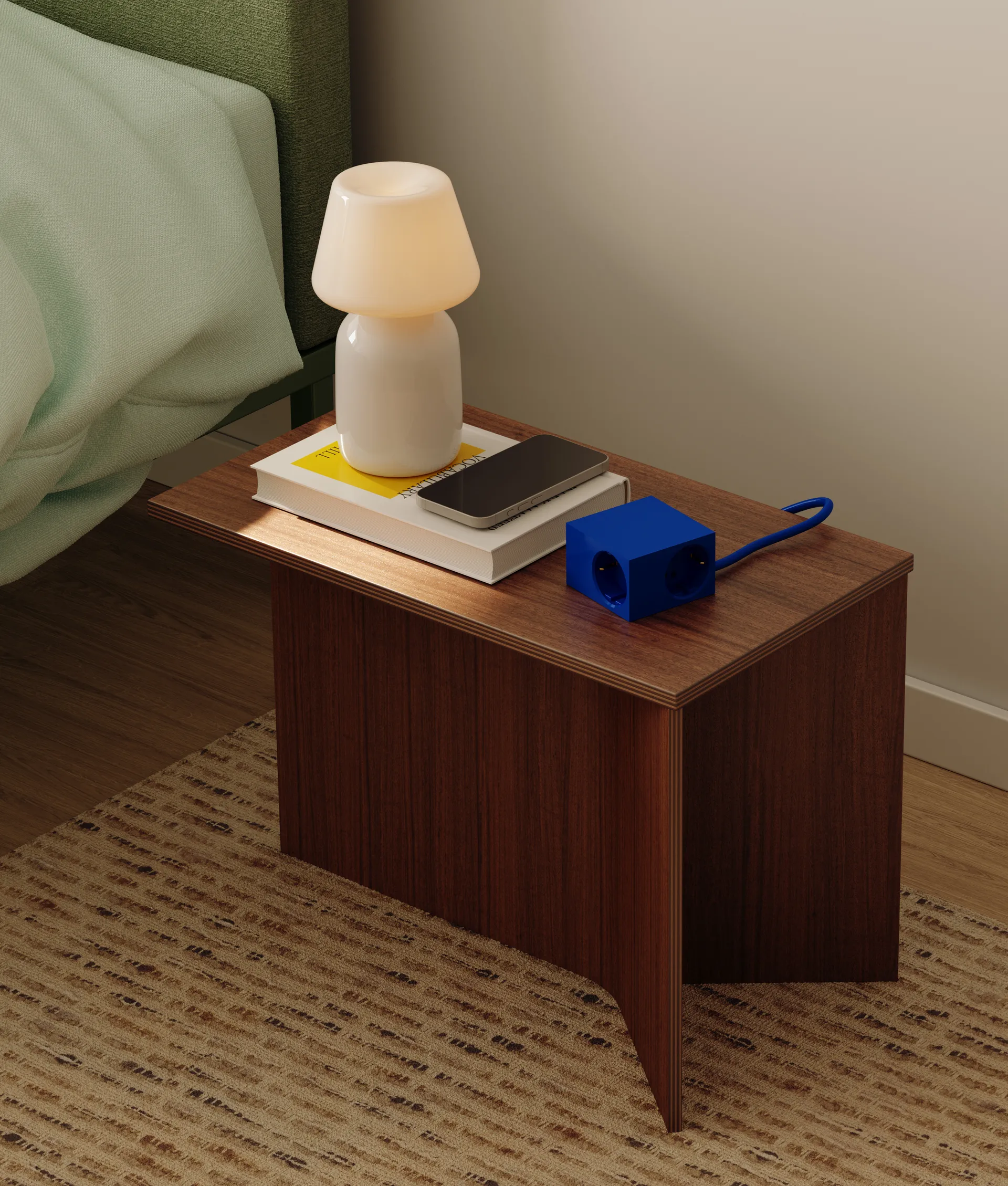 Cuboid+ Steckdosenleiste USB-C 30W 2 m, Catalina Blue Kord