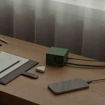Cuboid+ Steckdosenleiste USB-C 30W 2 m - Dark Green - Kord