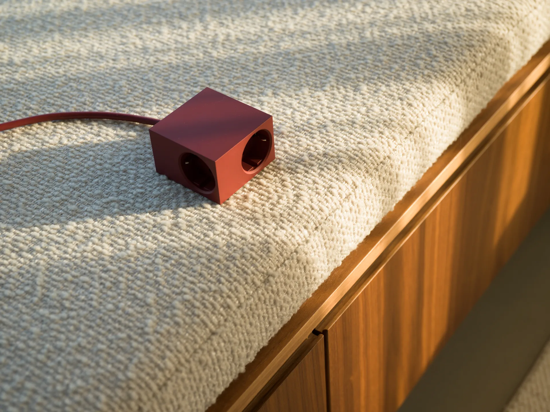 Cuboid+ Steckdosenleiste USB-C 30W 2 m, Fired Brick Kord