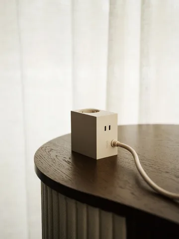 Cuboid+ Steckdosenleiste USB-C 30W 2 m - Pearled Ivory (weiß) - Kord