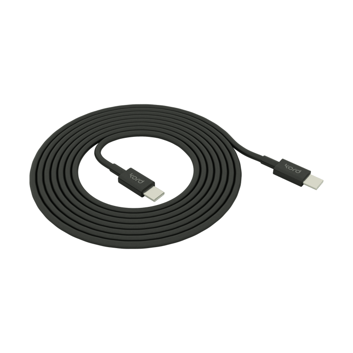 Kord USB-C zu USB-C Ladekabel 1,8 m - Black - Kord