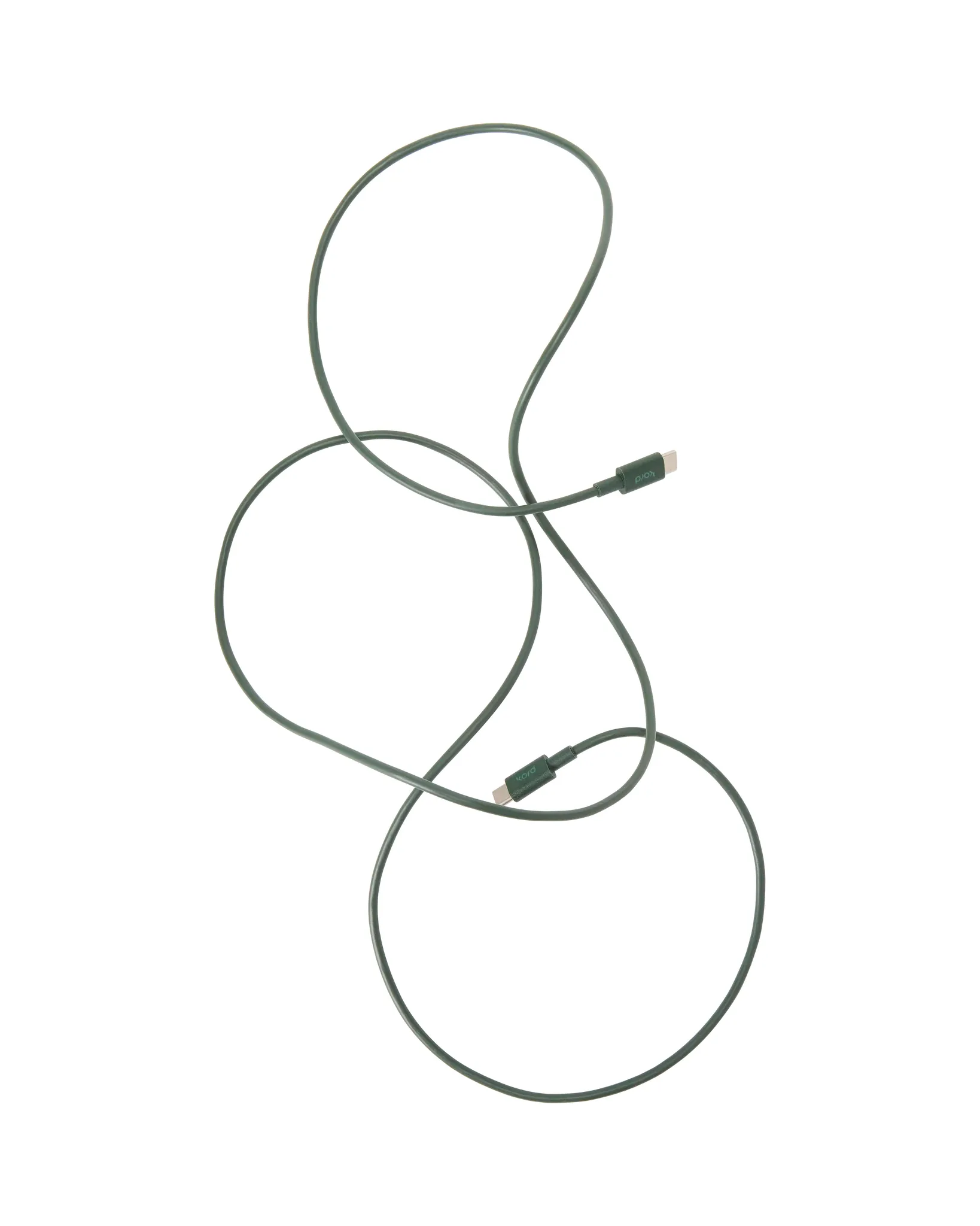 Kord USB-C zu USB-C Ladekabel 1,8 m, Dark Green Kord