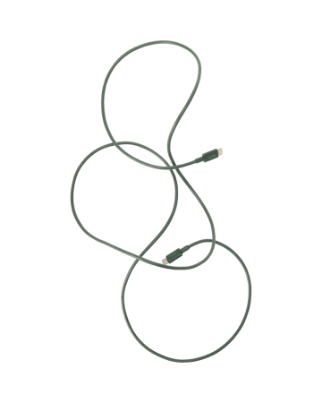 Kord USB-C zu USB-C Ladekabel 1,8 m - Dark Green - Kord