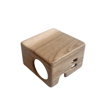 Kord x Bark woodencase-Hülle für Cuboid+ Steckdosenleiste - Rinde - Kord