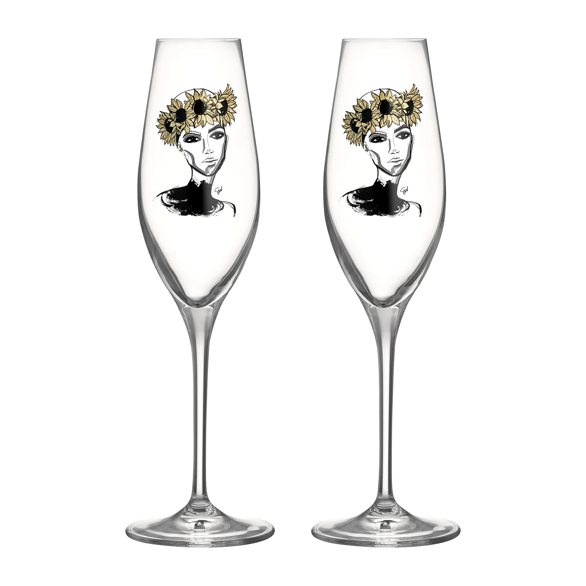 All about you Champagnerglas 24 cl 2er Pack, Let's celebrate you Kosta Boda