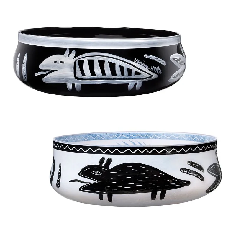 Caramba Schale, Weiß Kosta Boda