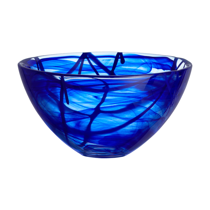 Contrast Schale 230 mm - Blau-blau - Kosta Boda