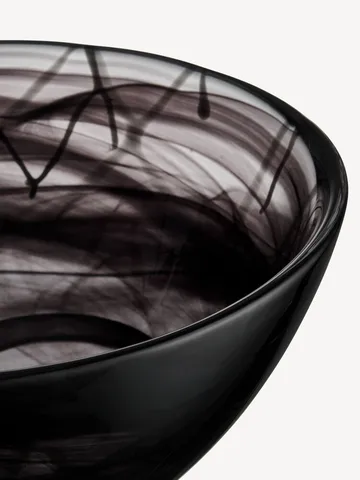 Contrast Schale 230 mm - Schwarz-schwarz - Kosta Boda
