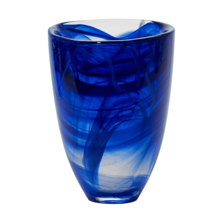 Contrast Vase 200 mm - Blau-blau - Kosta Boda