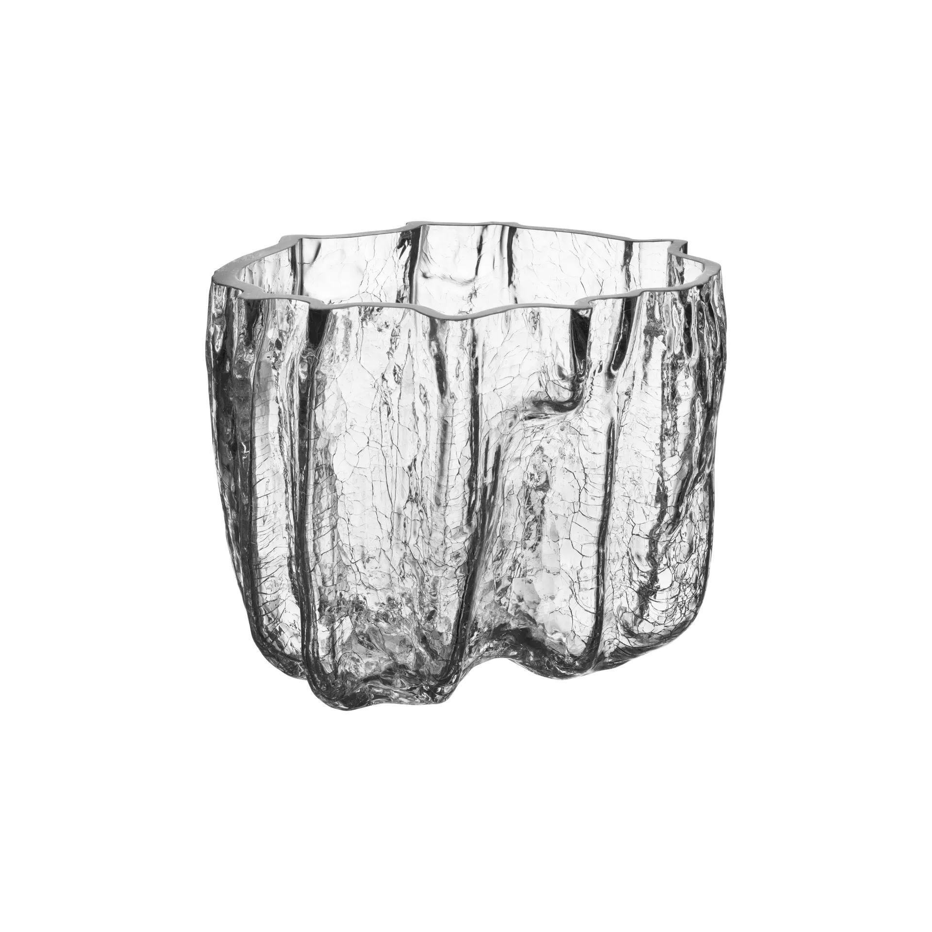 Crackle Schale groß, Klar Kosta Boda