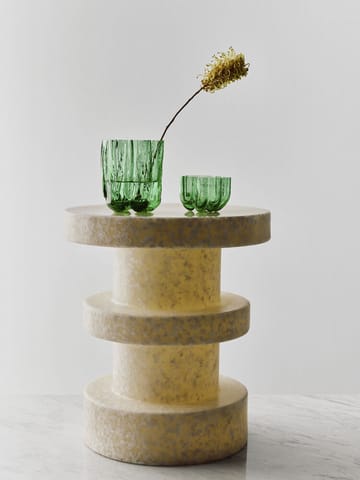 Crackle Vase 12,1 cm - Dunkelgrün - Kosta Boda