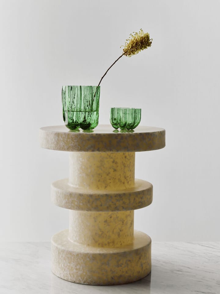 Crackle Vase 12,1 cm, Dunkelgrün Kosta Boda