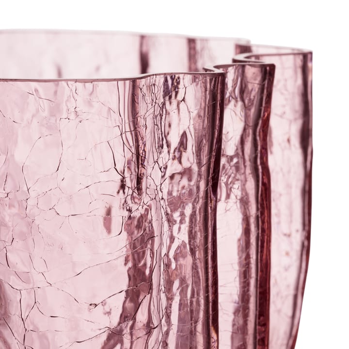 Crackle Vase 175mm - Rosa - Kosta Boda