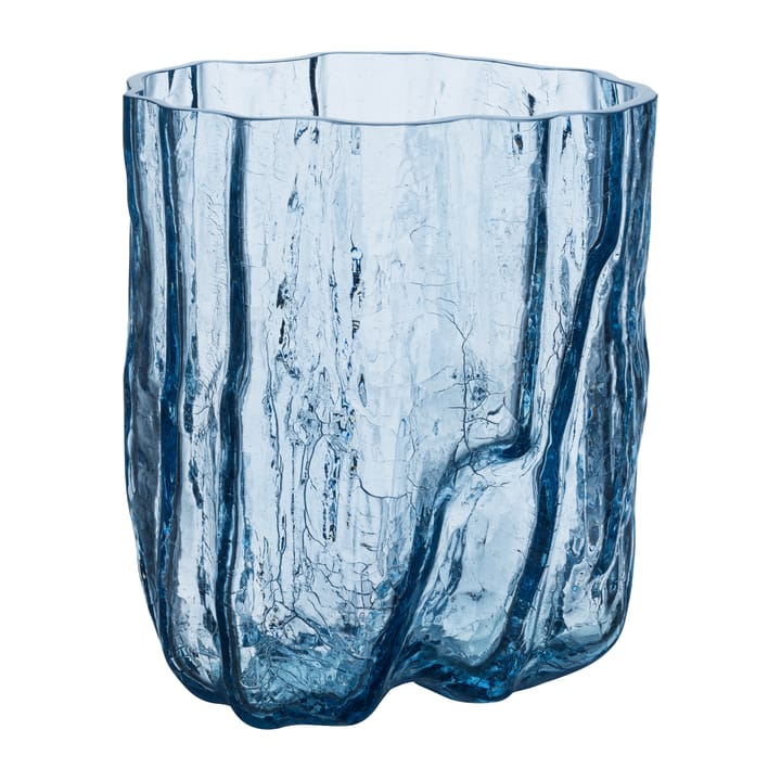 Crackle Vase 270 mm - Rundes Glas - Kosta Boda