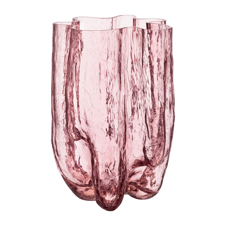 Crackle Vase 370mm - Rosa - Kosta Boda