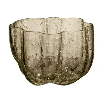 Crackle Windlicht 5,8 cm - Taupe - Kosta Boda