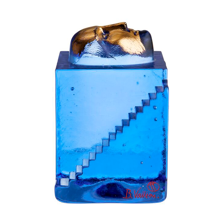 Kosta Boda Fortress Man BV AC-25 Blau