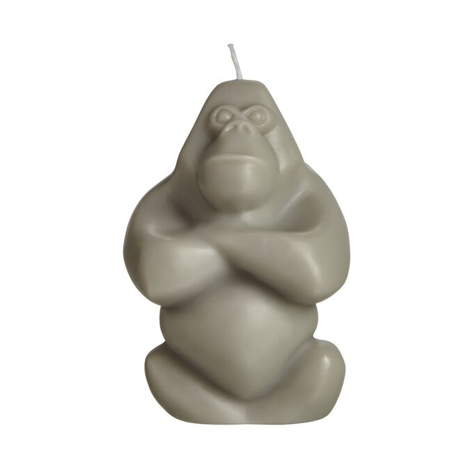 Kosta Boda Gabba Gabba Hey Kerze 11,5 cm Grau