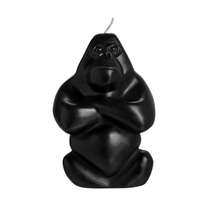 Kosta Boda Gabba Gabba Hey Kerze 11,5 cm Schwarz