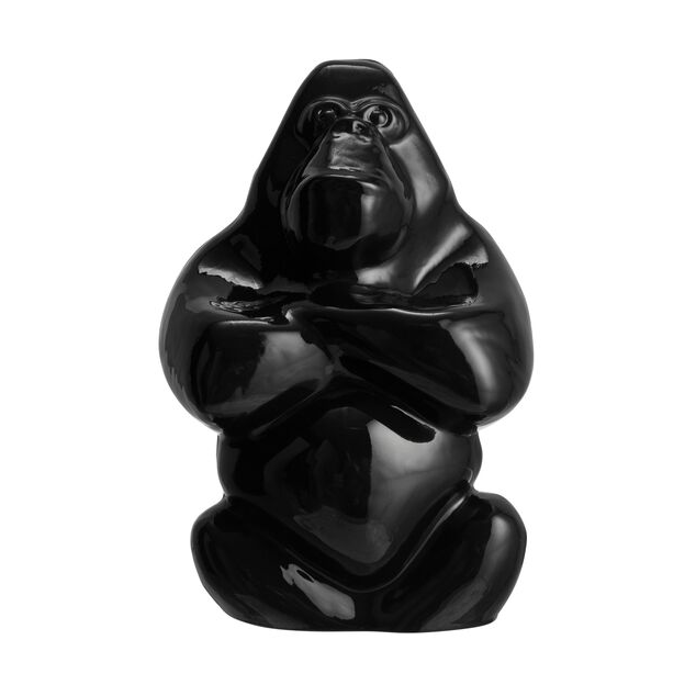 Kosta Boda Gabba Gabba Hey Skulptur 120 mm Schwarz