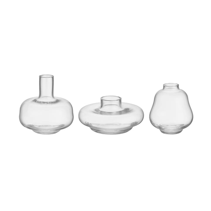 Kappa Vase 3er Set - Klar - Kosta Boda