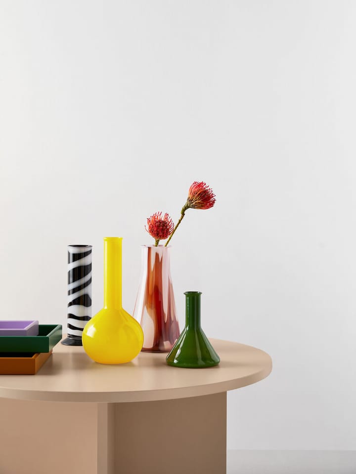 Lab Messglas Vase 18,5 cm, Grün Kosta Boda