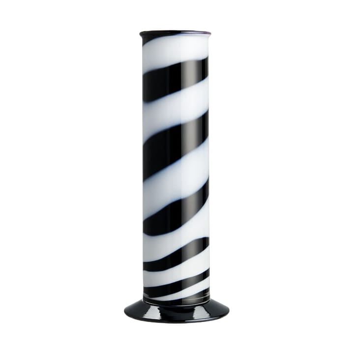 Laborzylinder Vase 30 cm - Schwarz-weiß - Kosta Boda