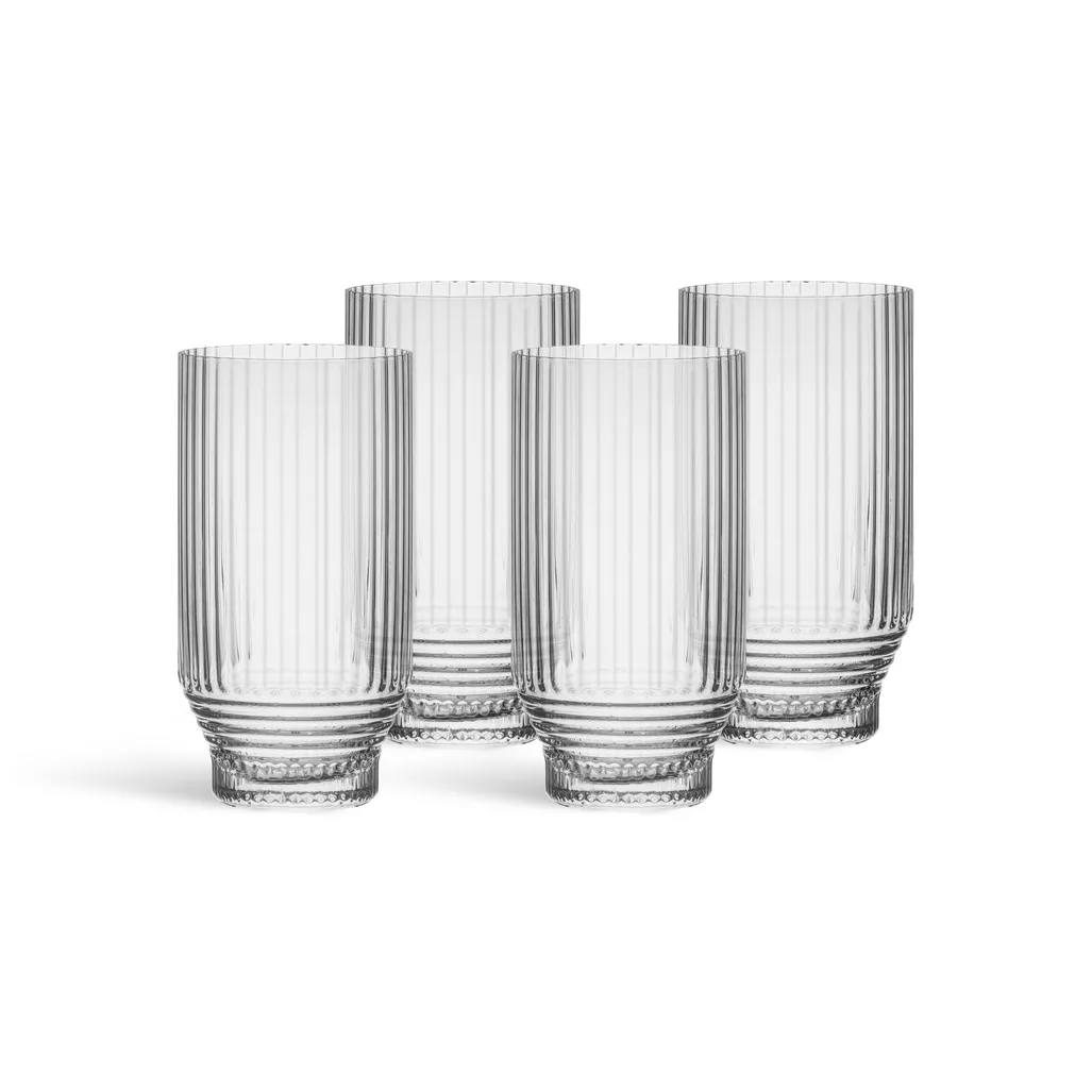 Pavilion Highballglas, Klar, 30 cl, 4er-Pack Kosta Boda