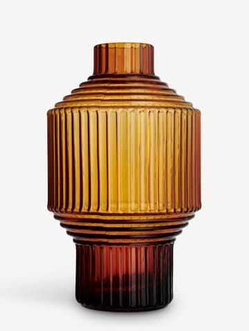 Pavillon Vase dunkel 134 mm - Bernstein - Kosta Boda