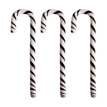 Polka Stock 17 cm 3er-Pack - Weiß-schwarz - Kosta Boda