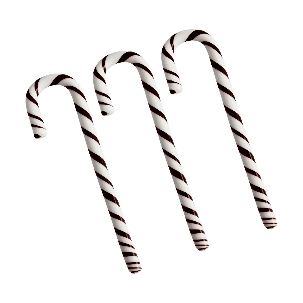 Polka Stock 17 cm 3er-Pack, Weiß-schwarz Kosta Boda