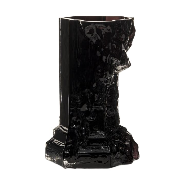 Rocky Baroque Vase 25 cm - Nachtschwarz - Kosta Boda