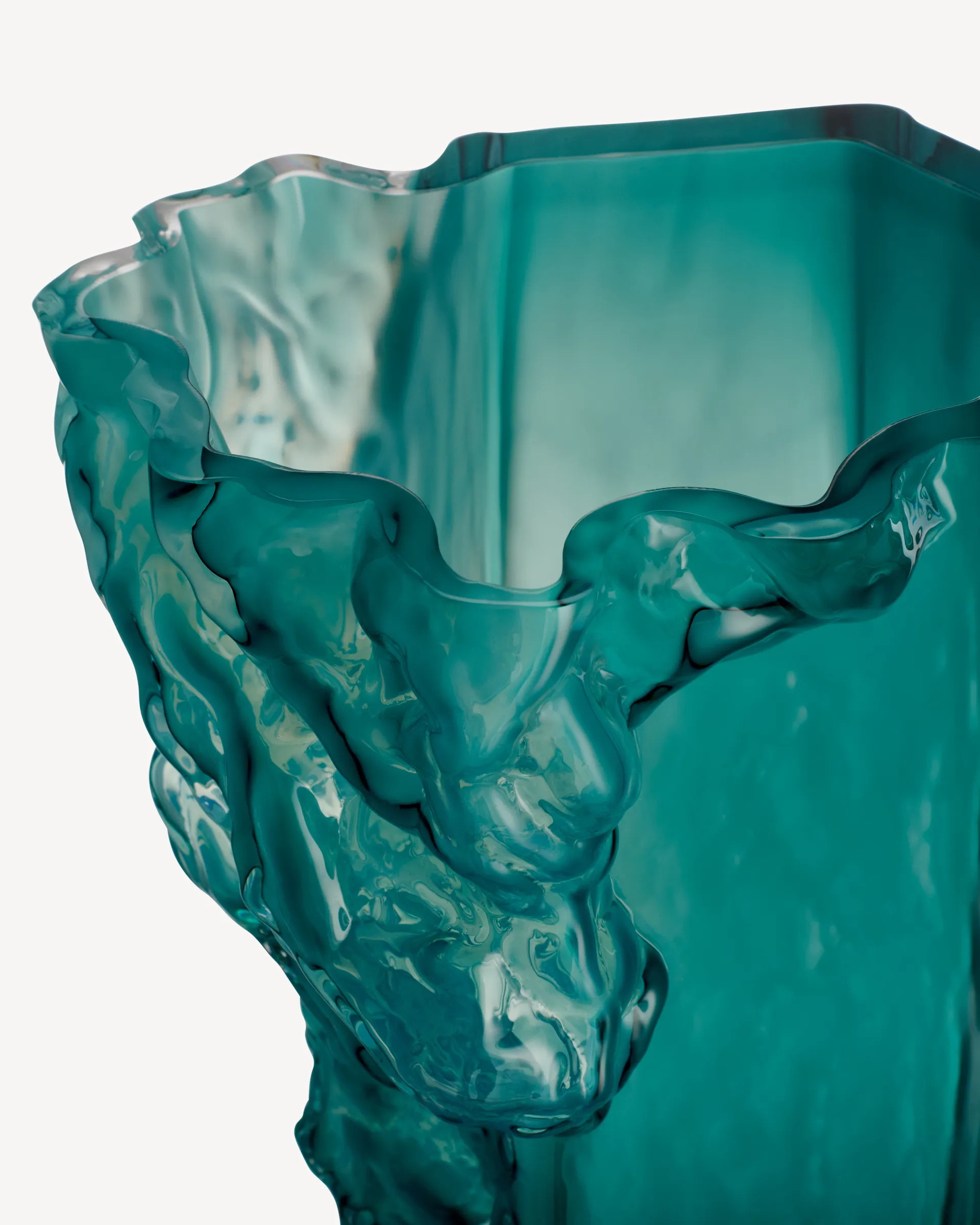 Rocky Baroque Vase 35 cm, Chrysocolla Kosta Boda