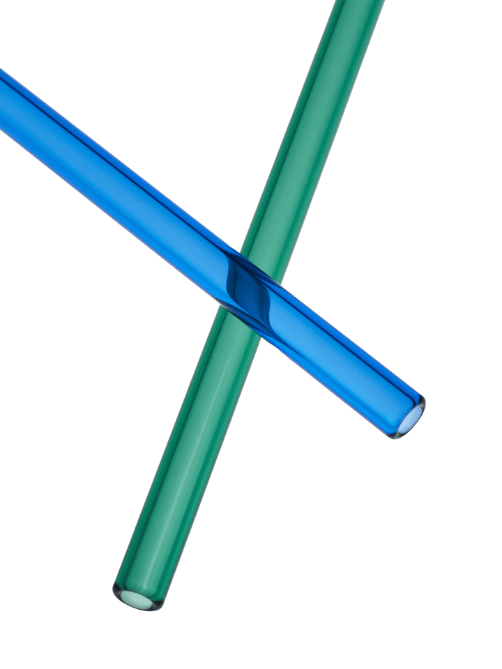 Sipsavor Strohhalme 200 mm 2er-Pack - Blau-Grün - Kosta Boda