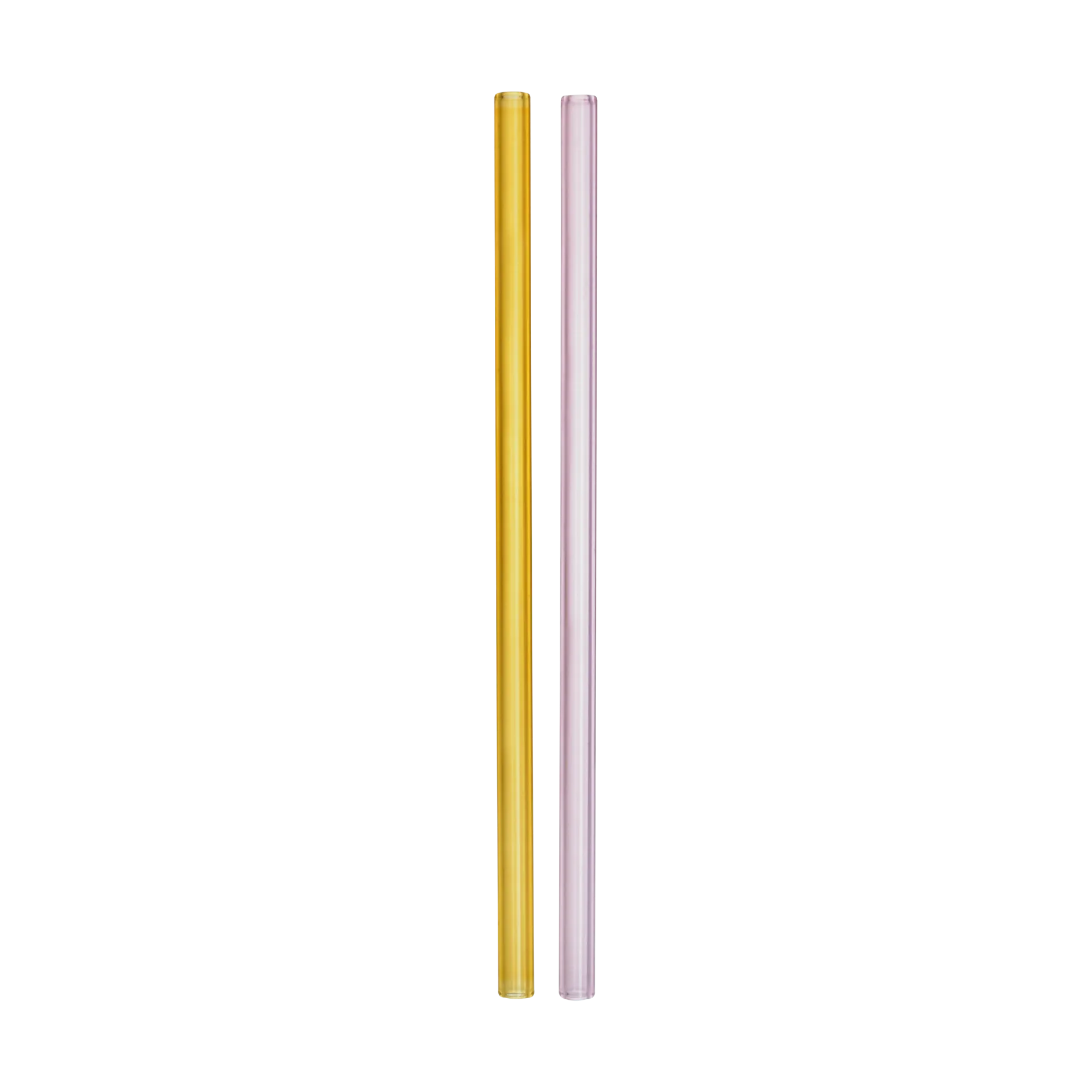 Sipsavor Strohhalme 200 mm 2er-Pack, Rosa-Gelb Kosta Boda