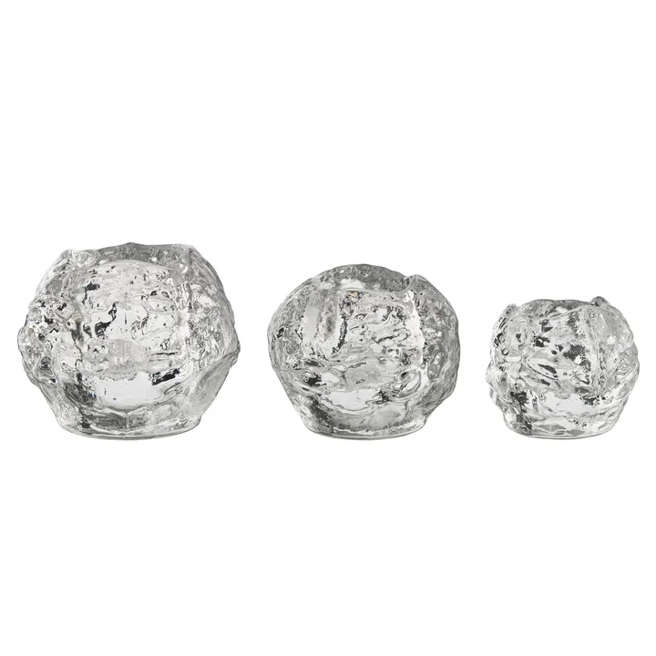 Snowball Windlicht 3er-Pack - 3er-Pack - Kosta Boda