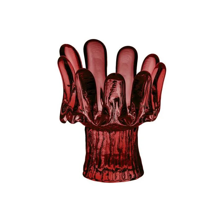 Solros Laterne 11,5 cm, Rot Kosta Boda