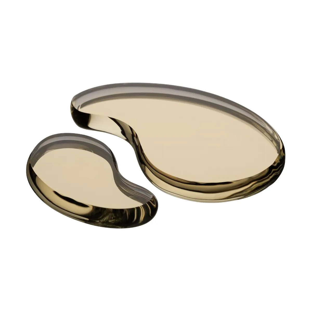 Tears of joy Dekorationsobjekt 2-teilig, Gold Kosta Boda