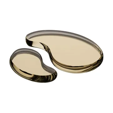 Tears of joy Dekorationsobjekt 2-teilig - Gold - Kosta Boda