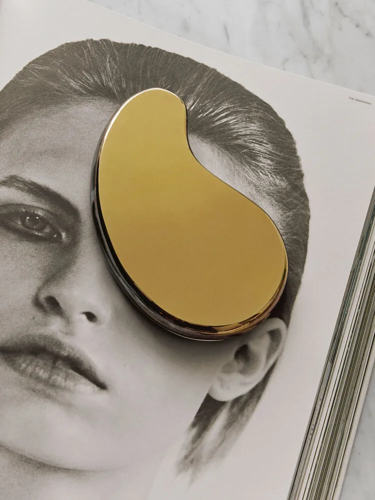 Tears of joy Dekorationsobjekt 2-teilig, Gold Kosta Boda