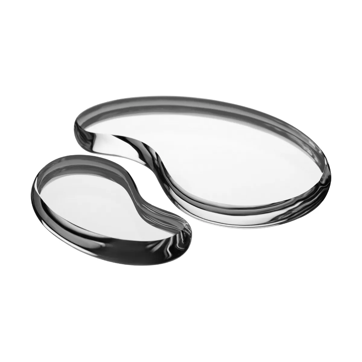 Tears of joy Dekorationsobjekt 2-teilig, Silber Kosta Boda