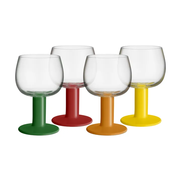 Vaters Glas - Gemischte Farben, 40 cl, 4er-Pack - Kosta Boda